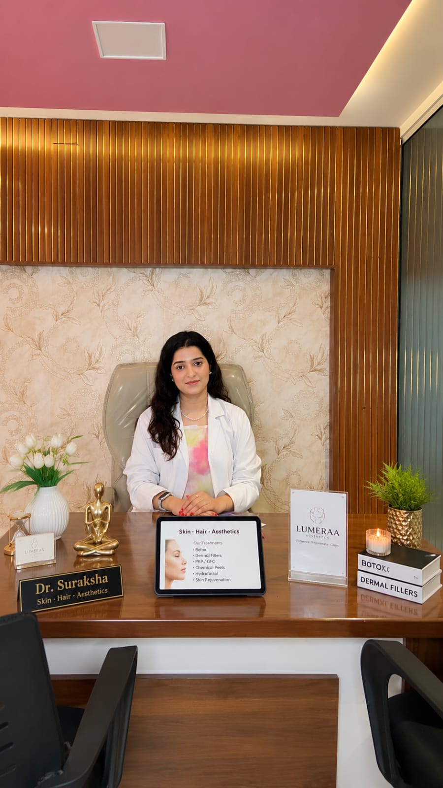 Dr. Suraksha Poojary, founder of Lumeraa Aesthetics